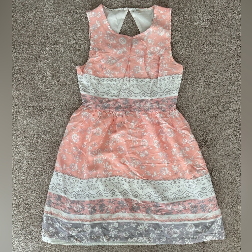 Under Skies - Nordstrom - Floral Pink and White Dress
